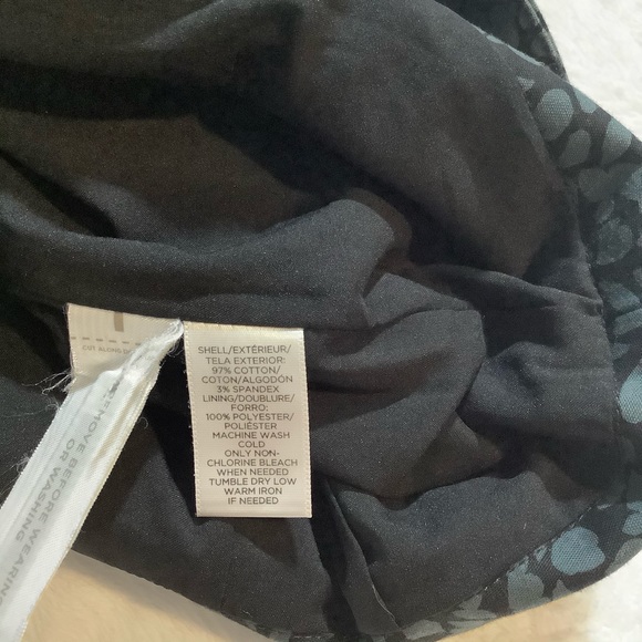 LOFT Slate Blue and Gray Pencil Skirt Size 2 - Picture 7 of 7